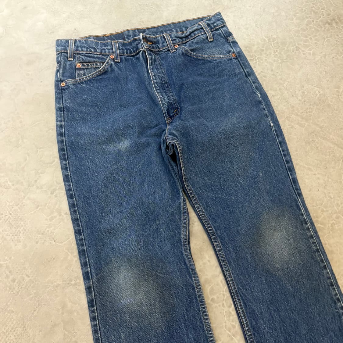 [36/32] 90s USA🇺🇸 리바이스 517 오렌지탭 중청 데님 상품이미지3