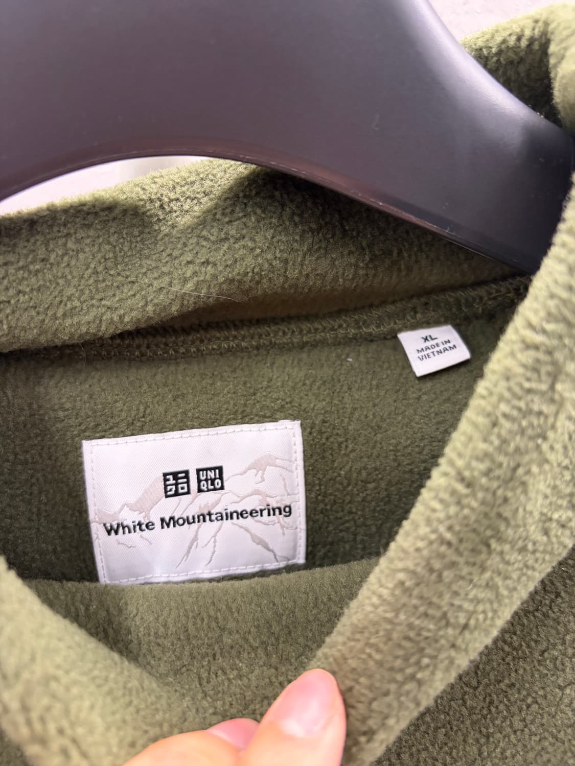 유니클로 White Mountaineering 플리스 풀오버 XL 상품이미지4