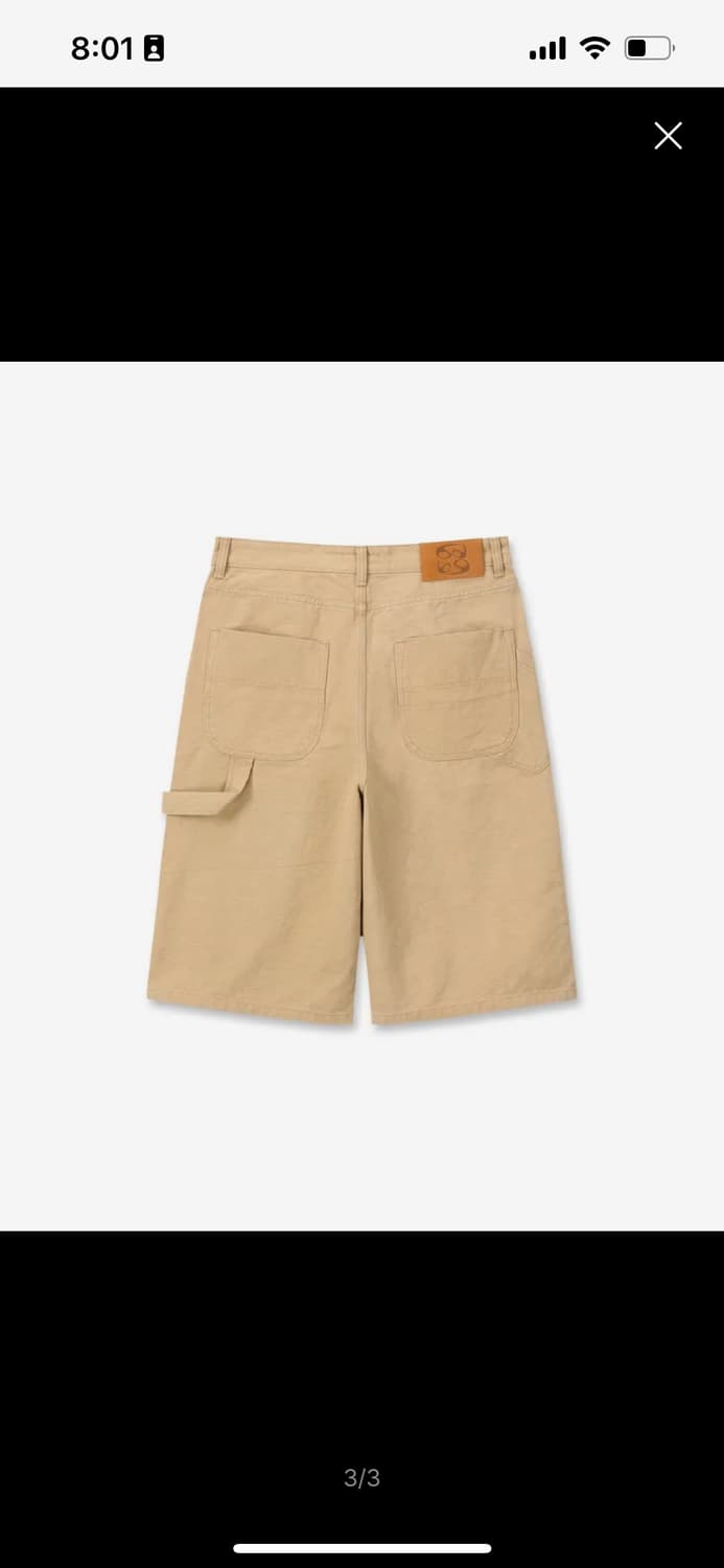 9999아카이브 더블니 버뮤다팬츠 상품이미지3