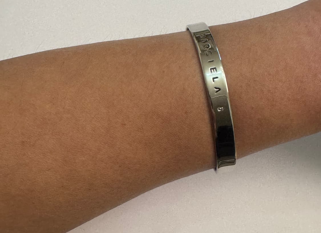 masion margiela 6 로고 넘버 커프 브레슬릿 상품이미지4