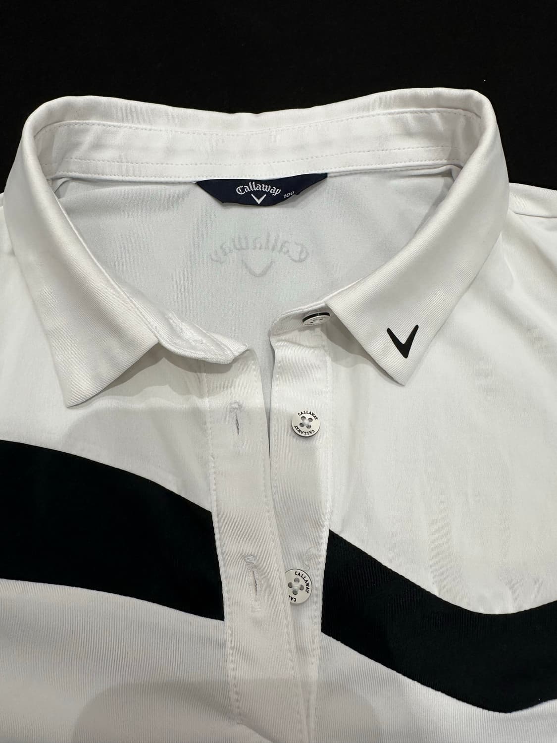 캘러웨이 여성 반팔 골프웨어 폴로 셔츠 (사이즈 100) 상품이미지2
