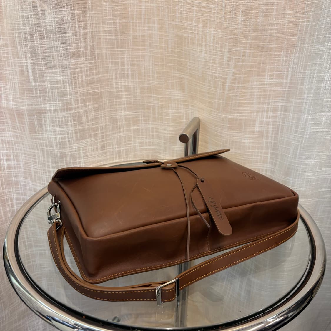  Ikju 익주 핸드메이드 가죽 브리프케이스 숄더백 상품이미지8