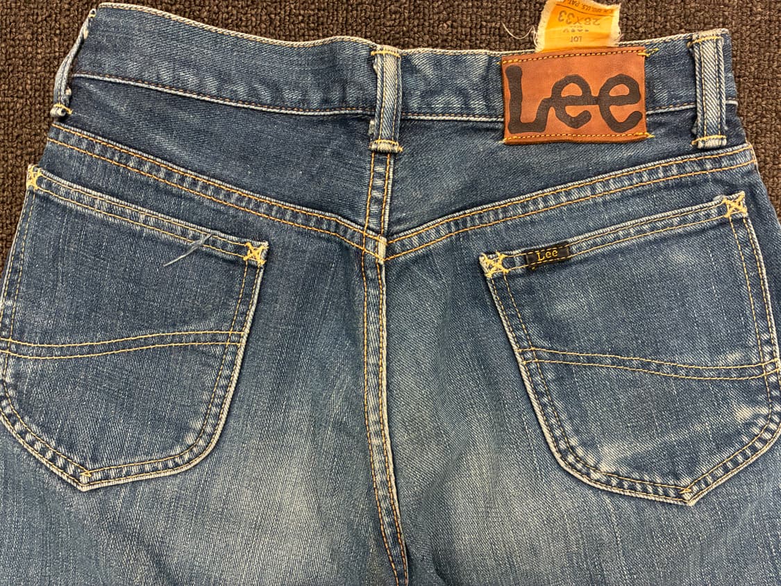 28x33)Lee 101Y 빈티지 여성 데님팬츠(이염) 상품이미지8