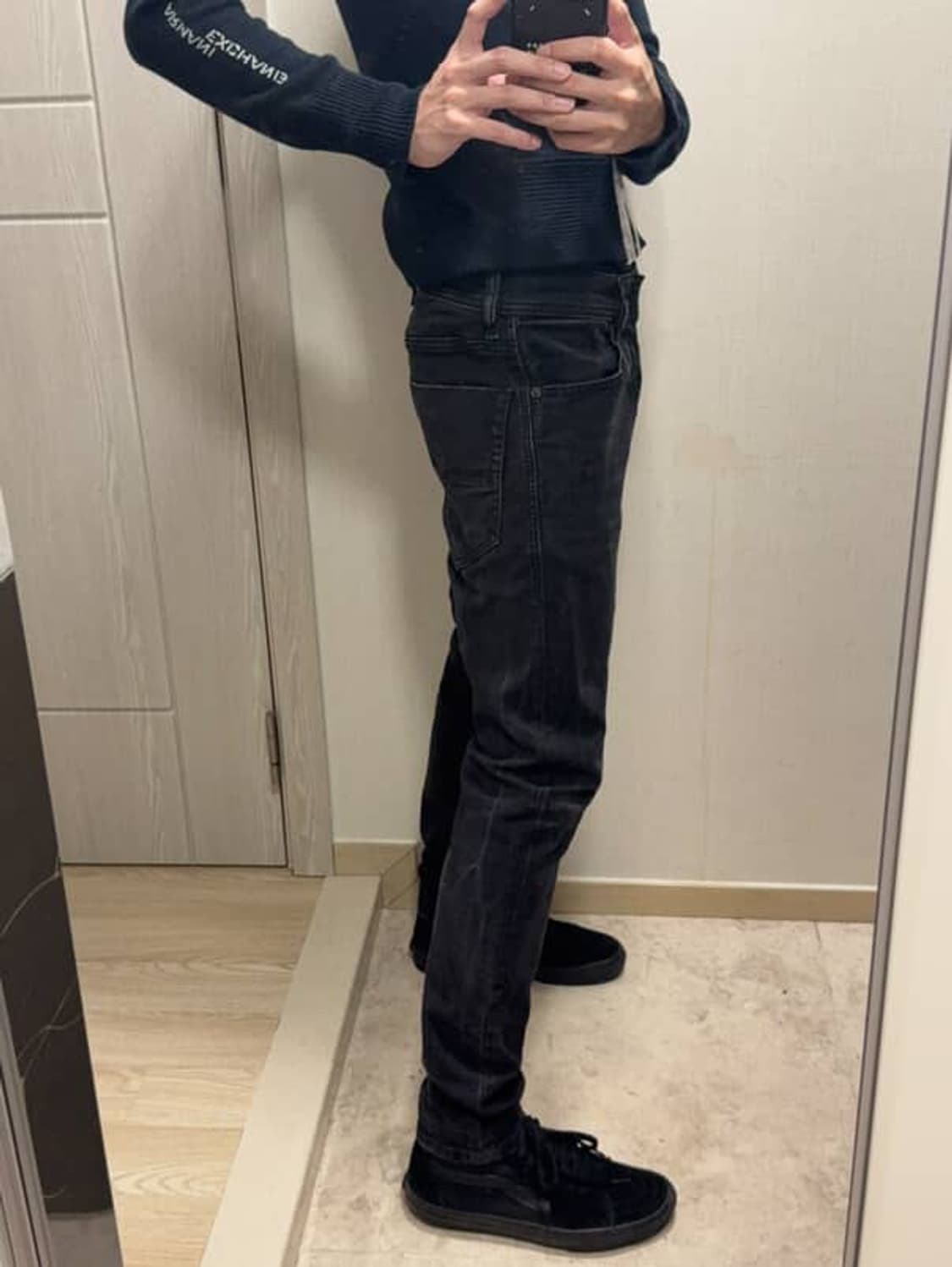 Diesel black jean 상품이미지2