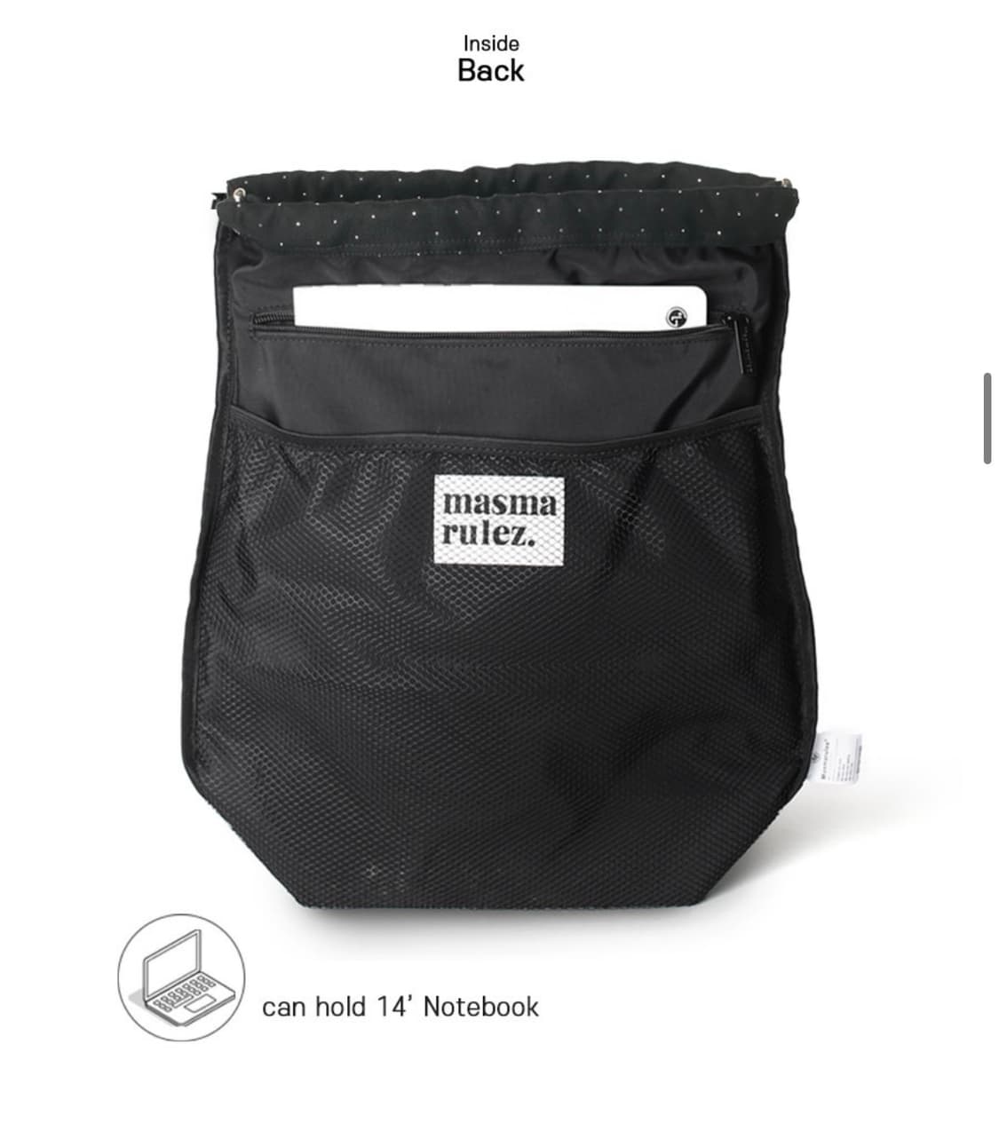 마스마룰즈 Gym sack string bag 상품이미지5