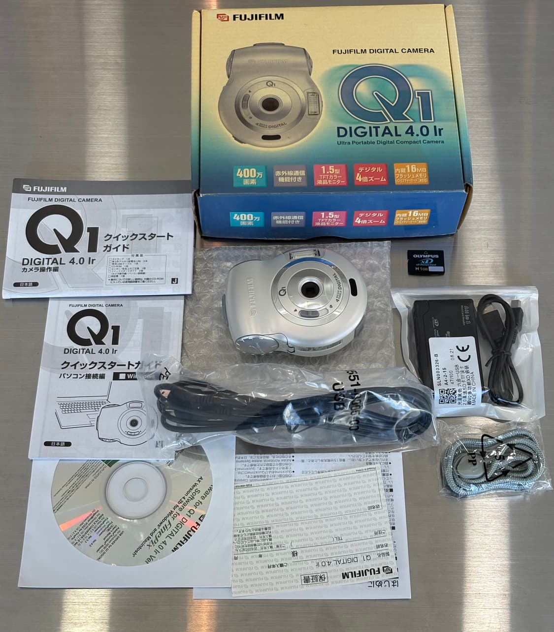 풀박/신품급/Xd카드1gb/)후지필름 Q1 디지털 빈티지디카 상품이미지2