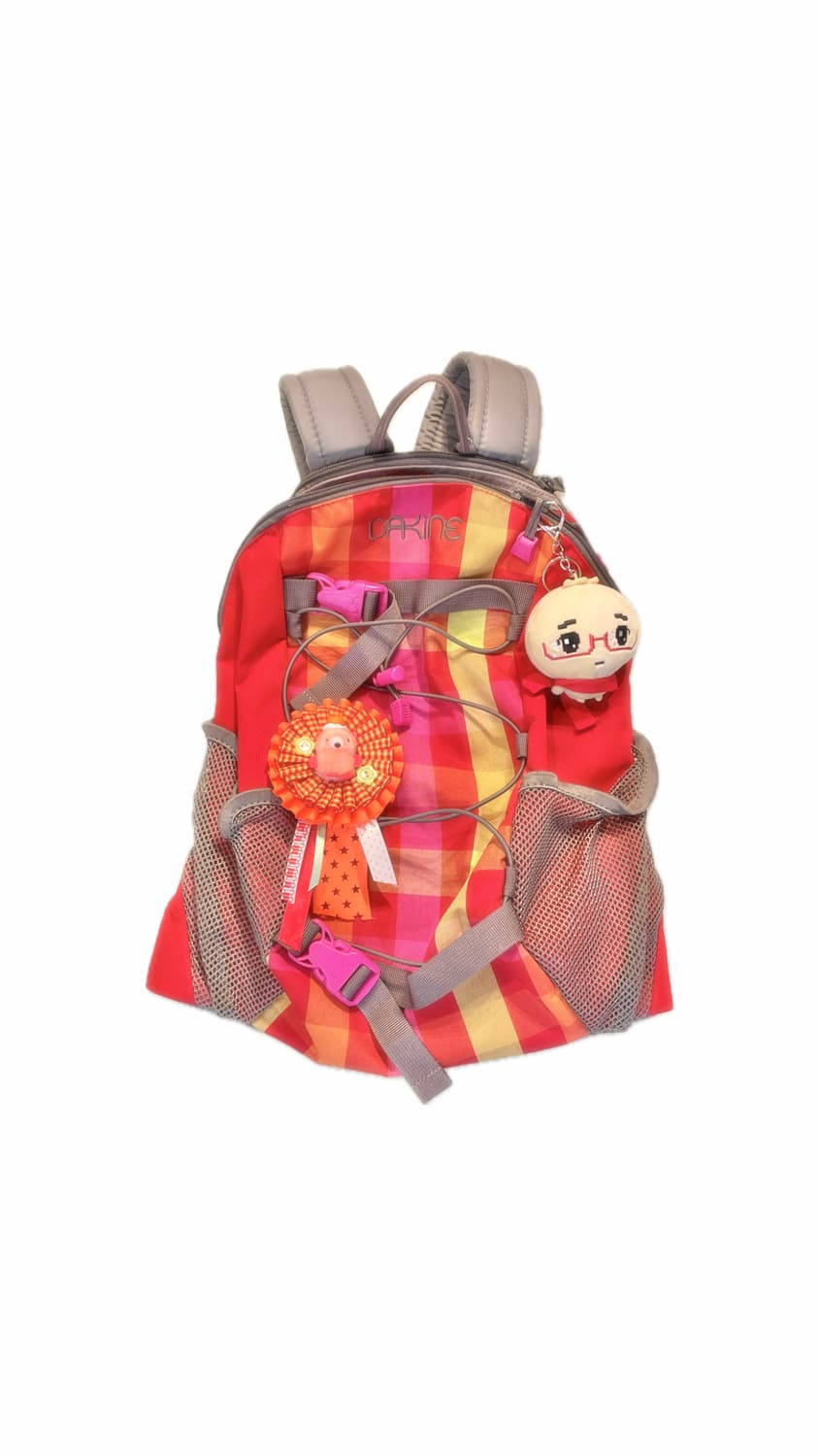 레드 체크무늬 dakine 백팩🎒 상품이미지1