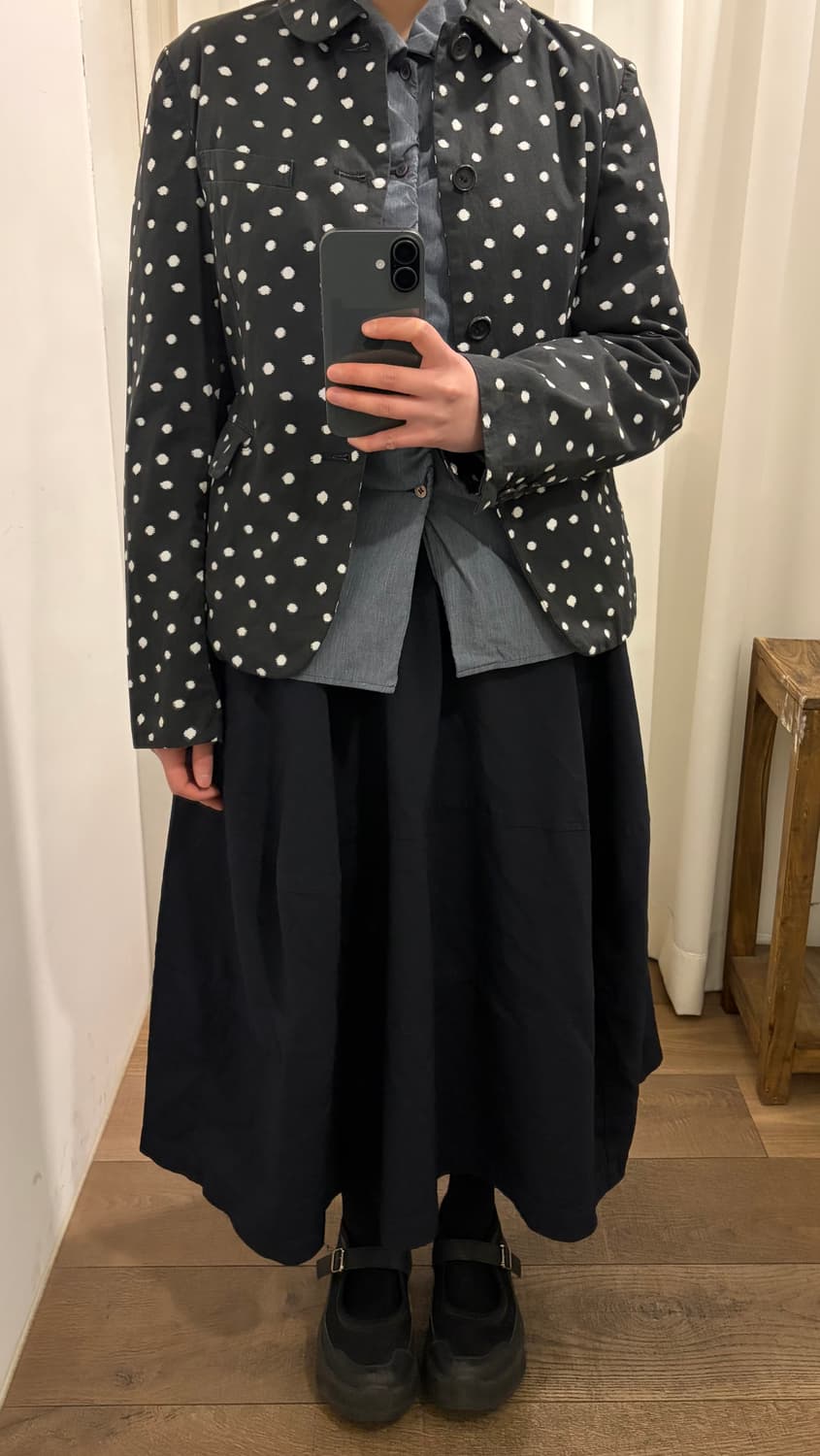 Dot Round Collar Jacket 상품이미지2