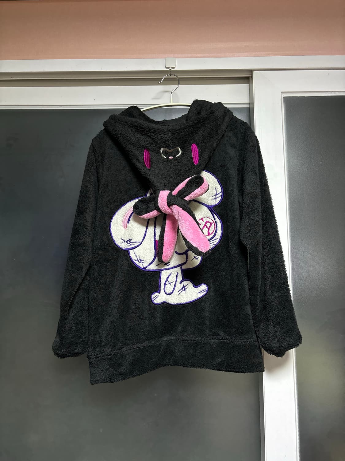 희귀 범용토끼 후리스 후드집업 글루미베어 상품이미지1