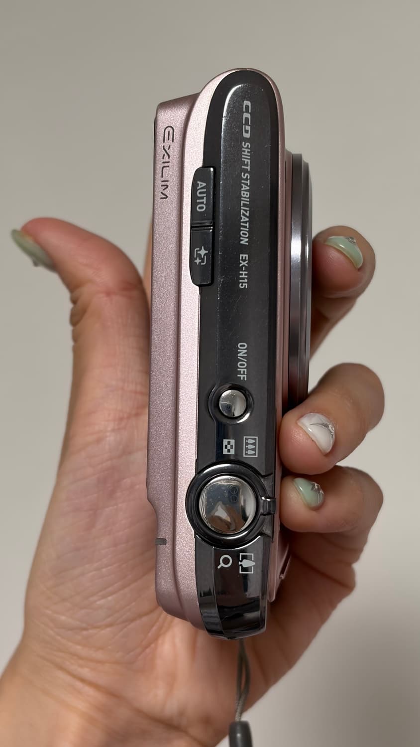 츄디카/작례O) 카시오 엑슬림 h15 핑크 디지털 카메라 빈티지 상품이미지6