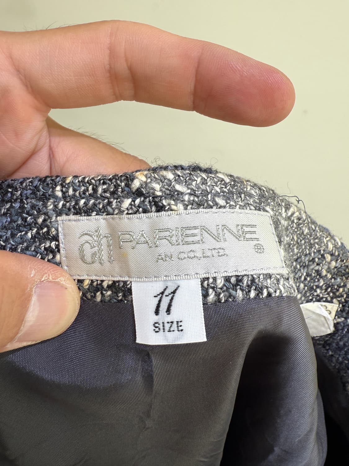 PARIENNE (Made in Japan) 체크 롱스커트 상품이미지6