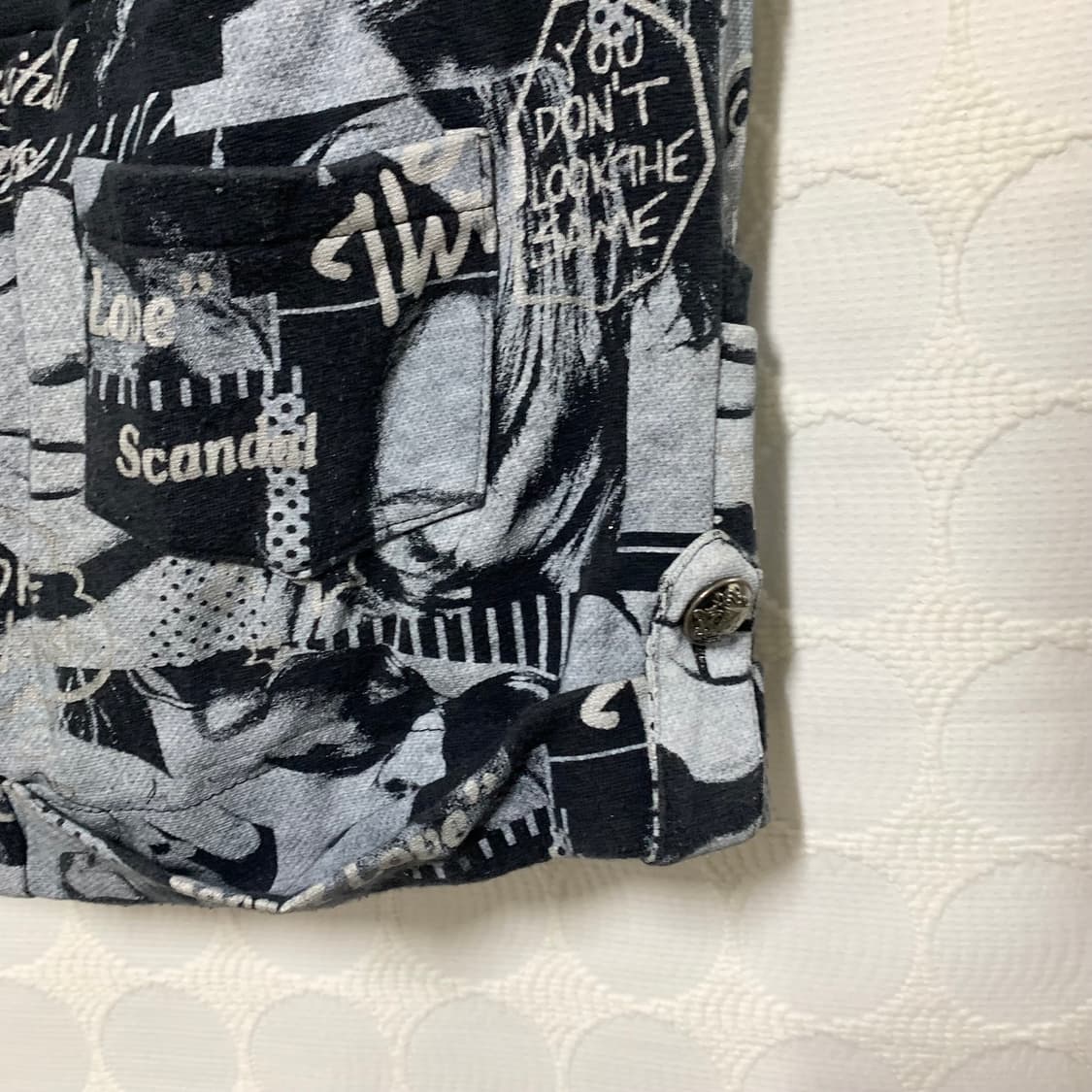 빈티지 프린트 스트랩리스 원피스 상품이미지7