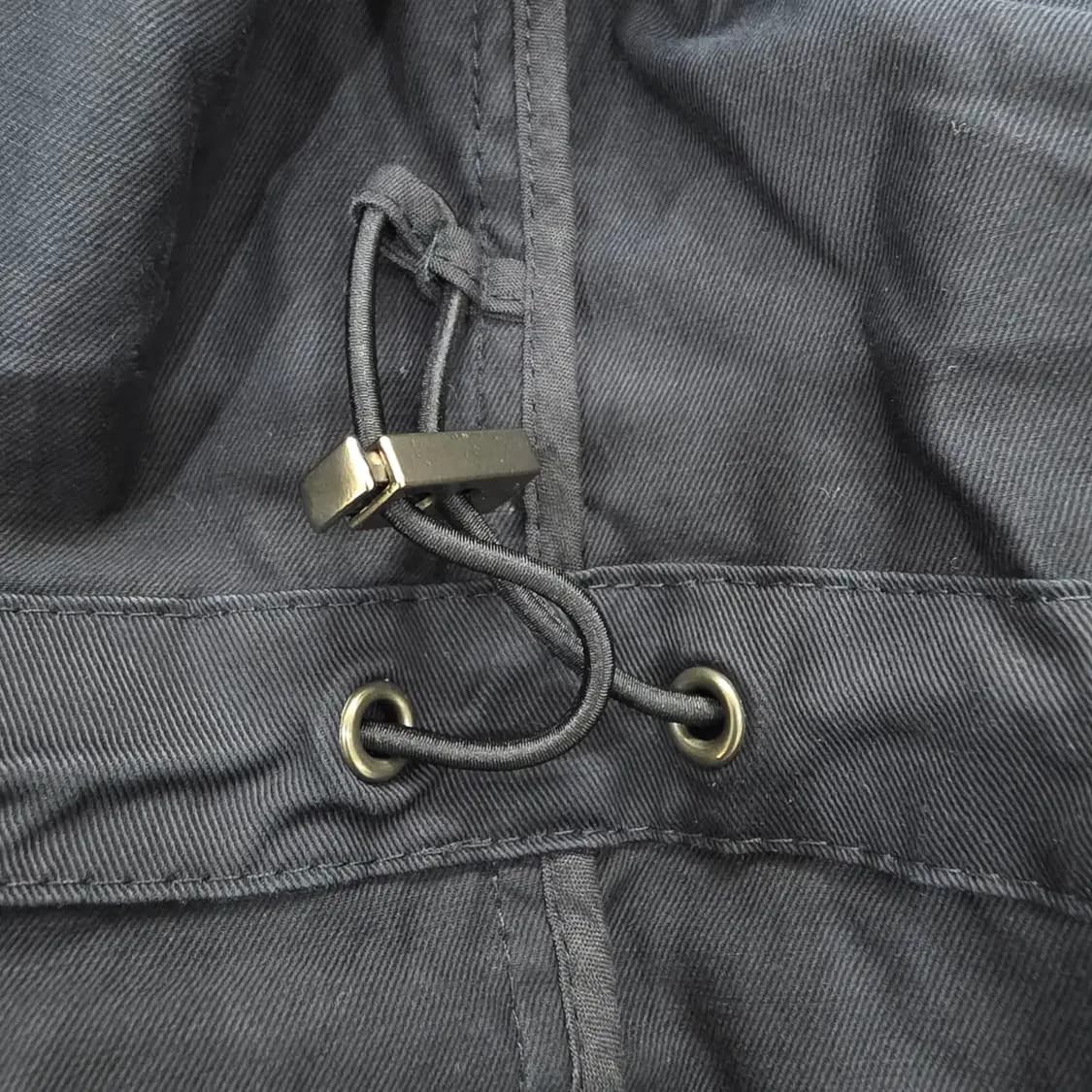 우영미 네이비/그린 배색 블루종 자켓 100 상품이미지5