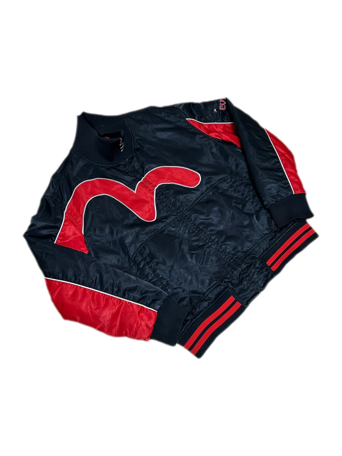 에비수 빅로고 레드 바시티 자켓 상품이미지1