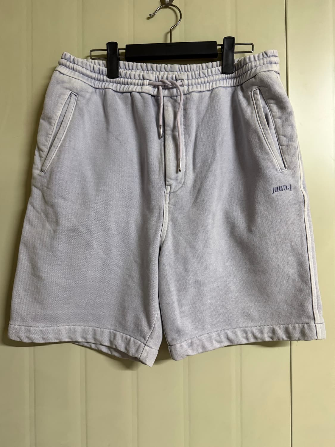 준지 라벤더 가먼트 다잉 쇼트 팬츠 반바지 48 상품이미지1