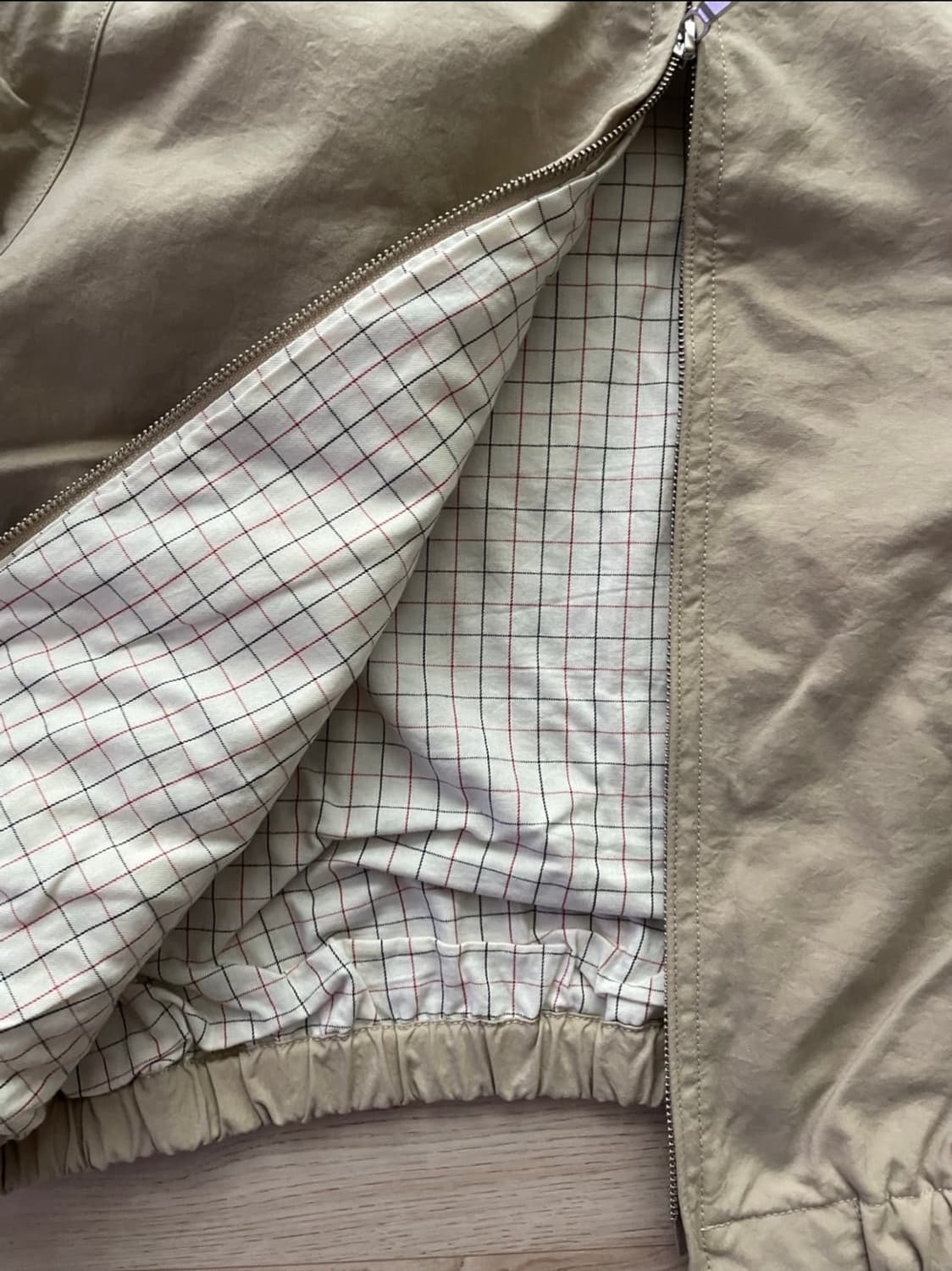 뷰티앤유스 유나이티드 애로우즈 해링턴 블루종 자켓 M 사이즈.

 상품이미지6