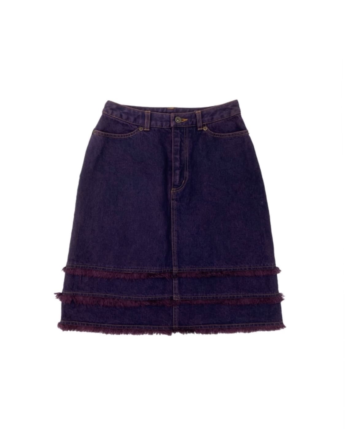 JPN Purple Denim Skirt 상품이미지1