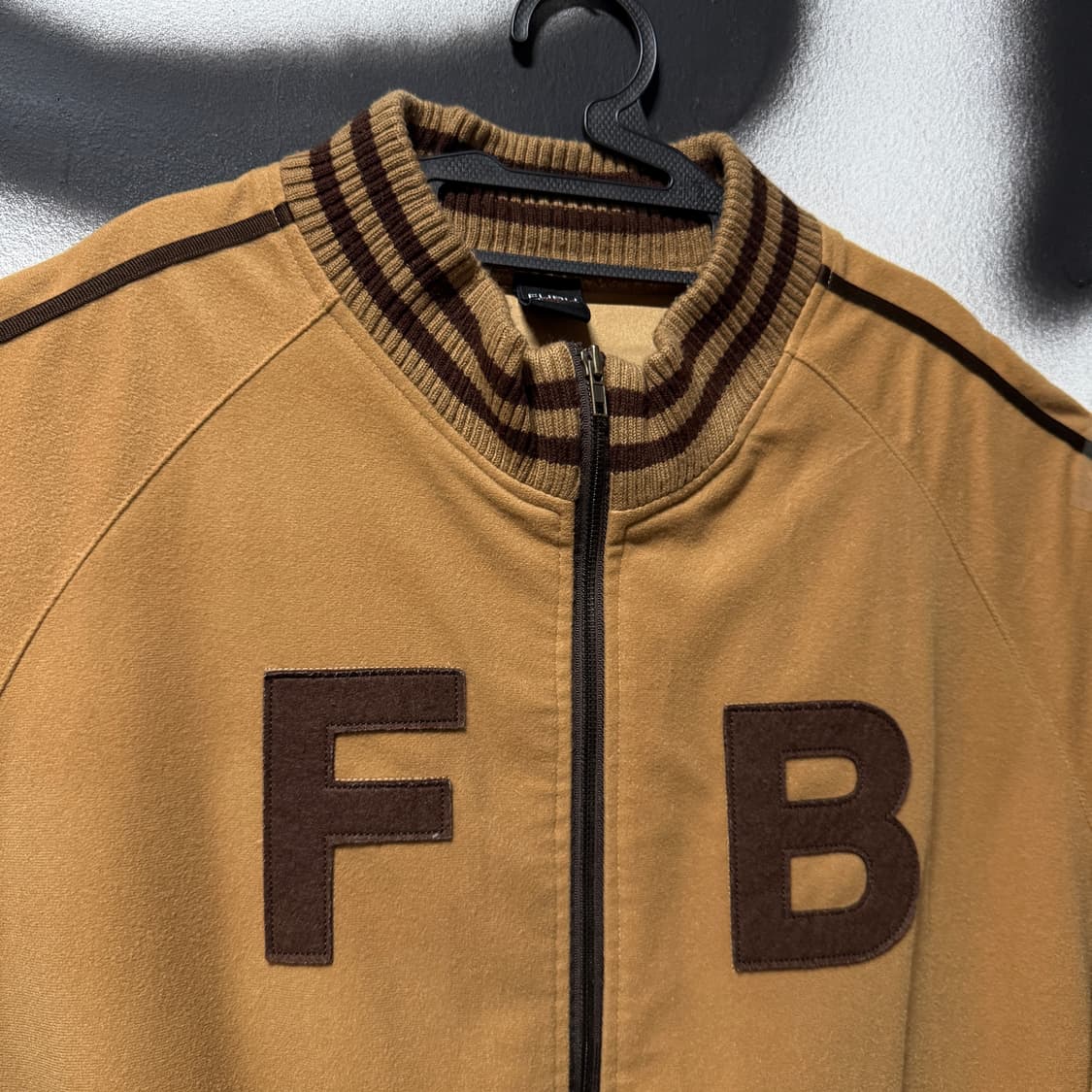 FUBU 후부 빅사이즈 올드스쿨 배색 집업 자켓 상품이미지3