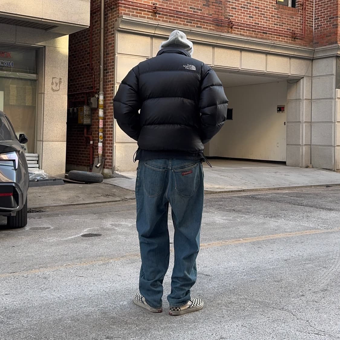 80s Sasson USA 로고 데님 배기 팬츠 상품이미지1