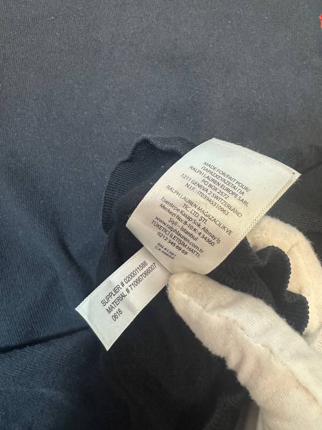 폴로 랄프로렌 울 브이넥 니트 상품이미지4