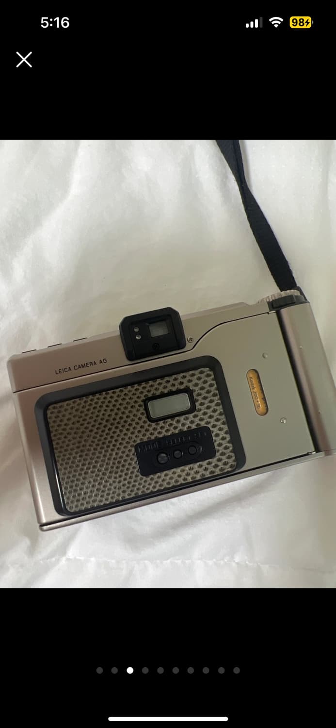 라이카 미니룩스 뱀피 필름 카메라 상품이미지3