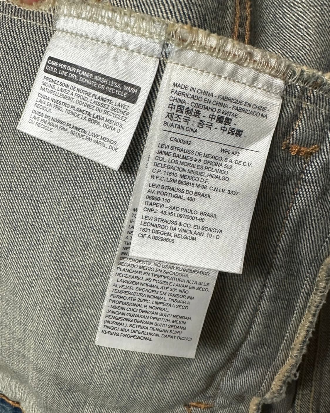 리바이스 (Levis) 워싱 트러커 데님자켓 상품이미지8