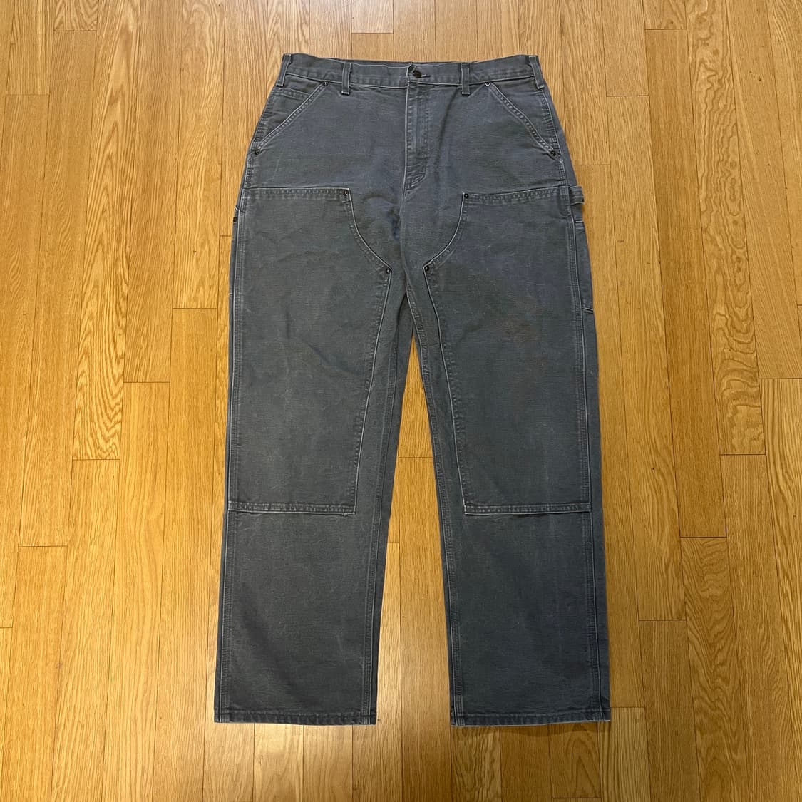 [36x34] 빈티지 칼하트 더블니 B136 GVL 상품이미지1