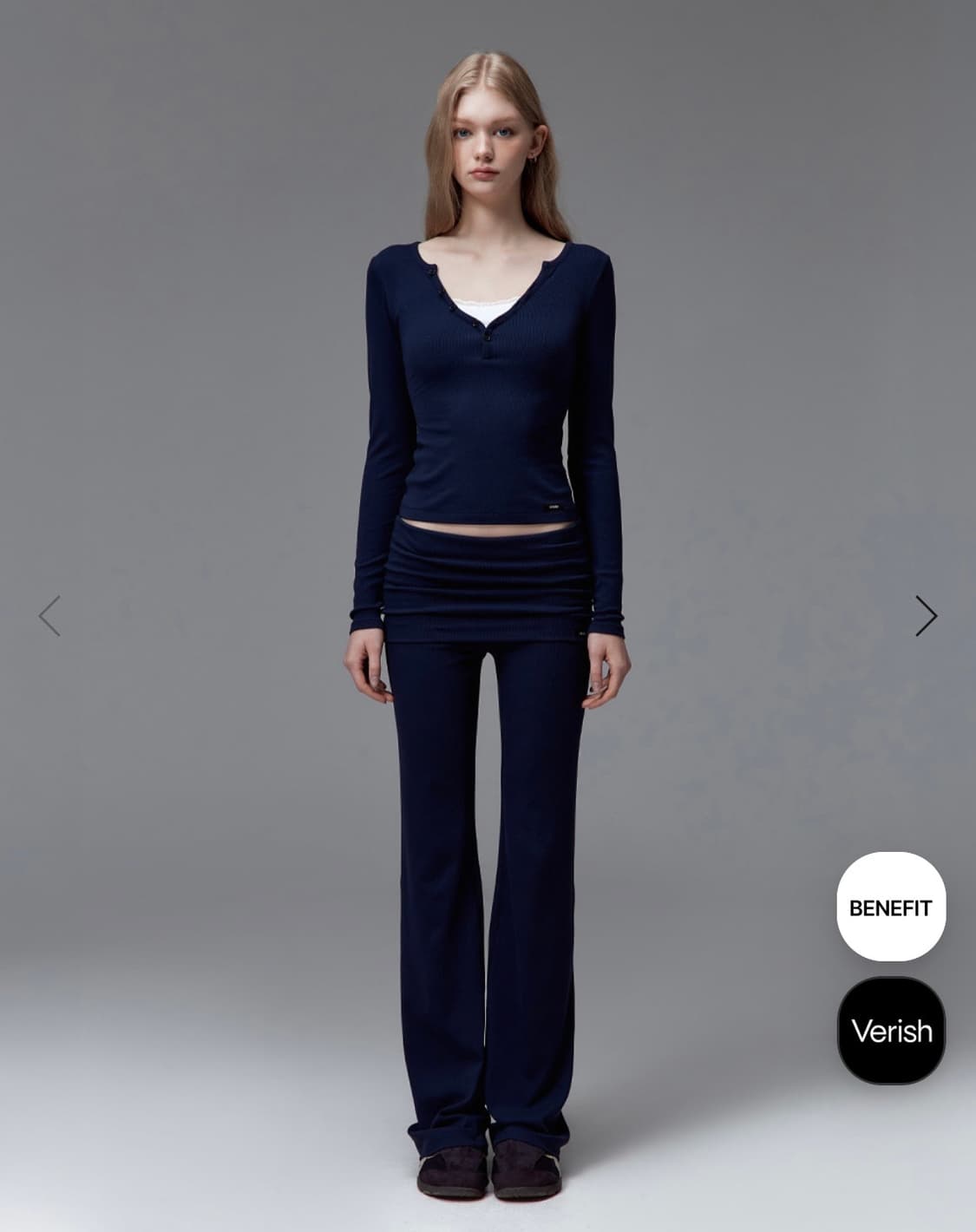 베리시 선데이 팬츠 폴드오버 롱 상품이미지2