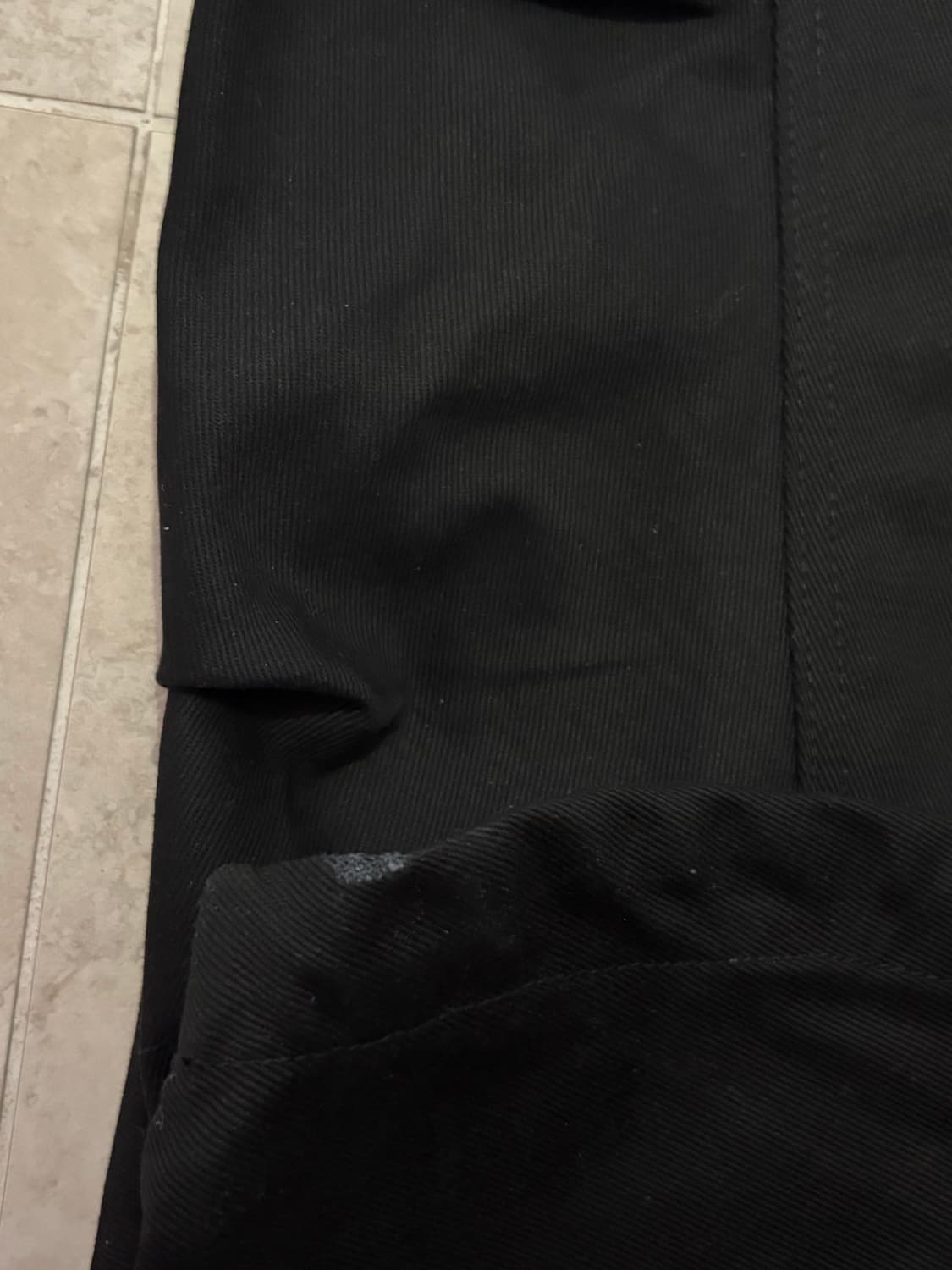 [0]아이돈워너셀 Dimension 트윌 팬츠 블랙 상품이미지5