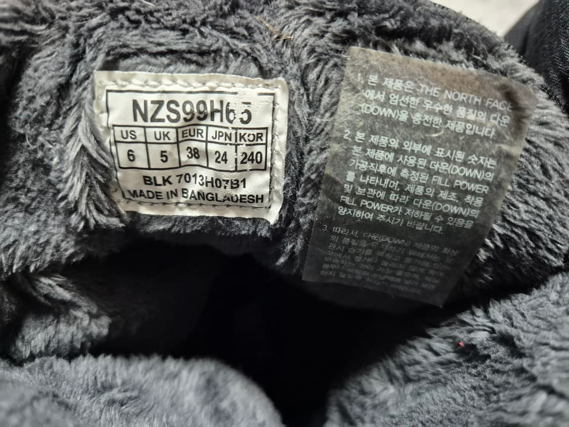 노스페이스 여성 다운 패딩 부츠 240 상품이미지6