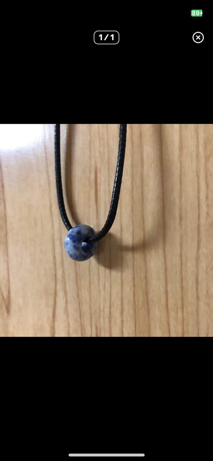 블루 구슬 목걸이  상품이미지1