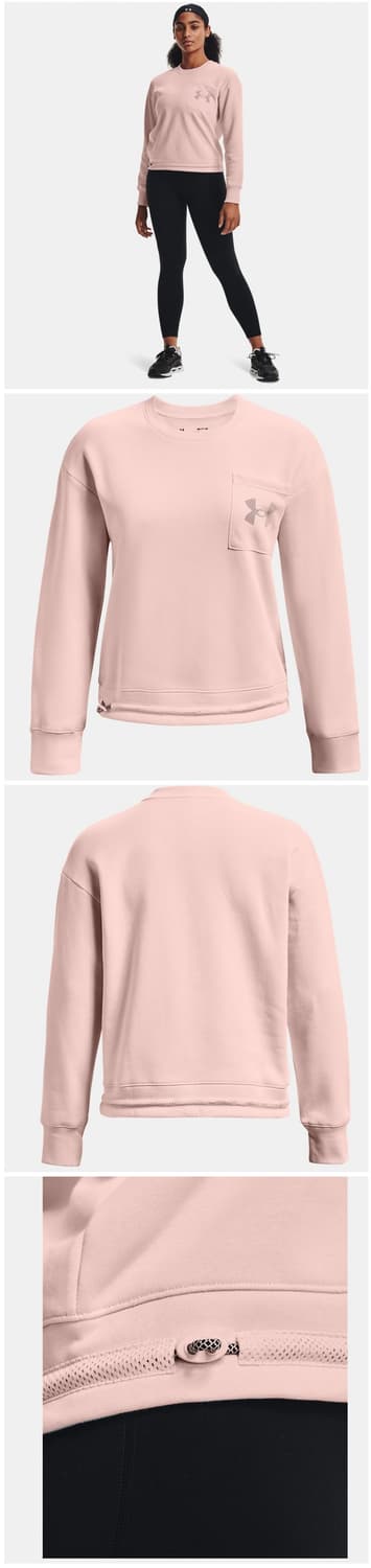 언더아머 티셔츠 여성 맨투맨 티셔츠 UA 티셔츠 긴팔 기모 긴팔티 상품이미지4