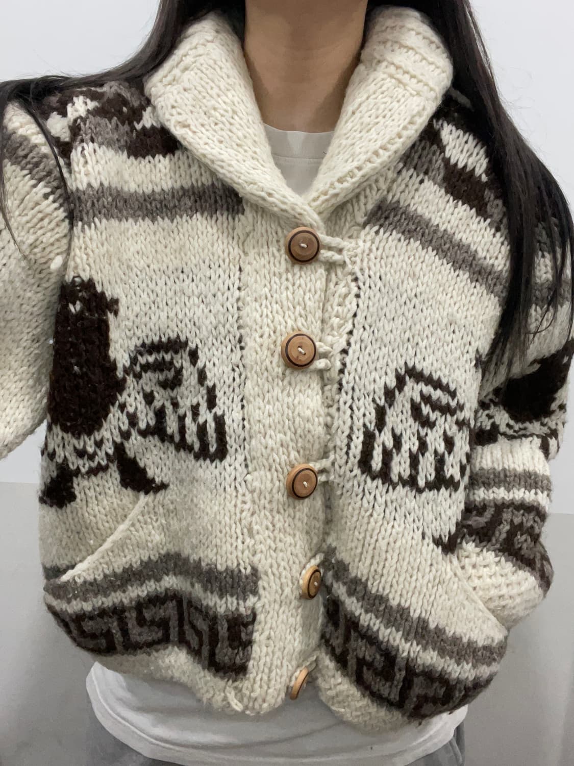 (빈티지)NATRAJ 숄카라 울 코위찬 상품이미지1