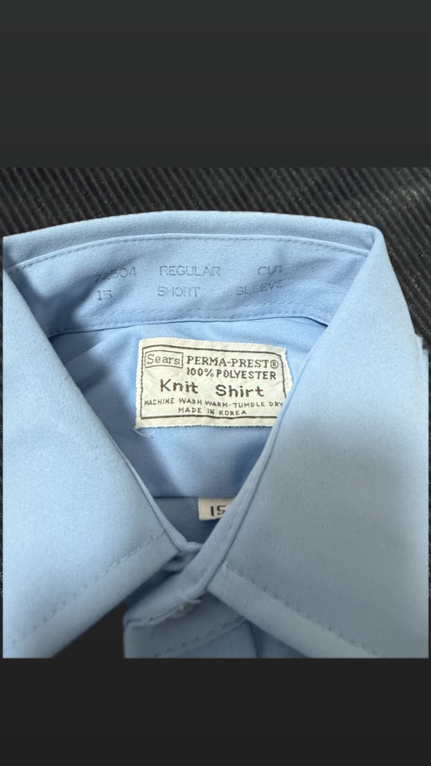 씨어스 페르마프레스트 니트 셔츠 하늘색 상품이미지1