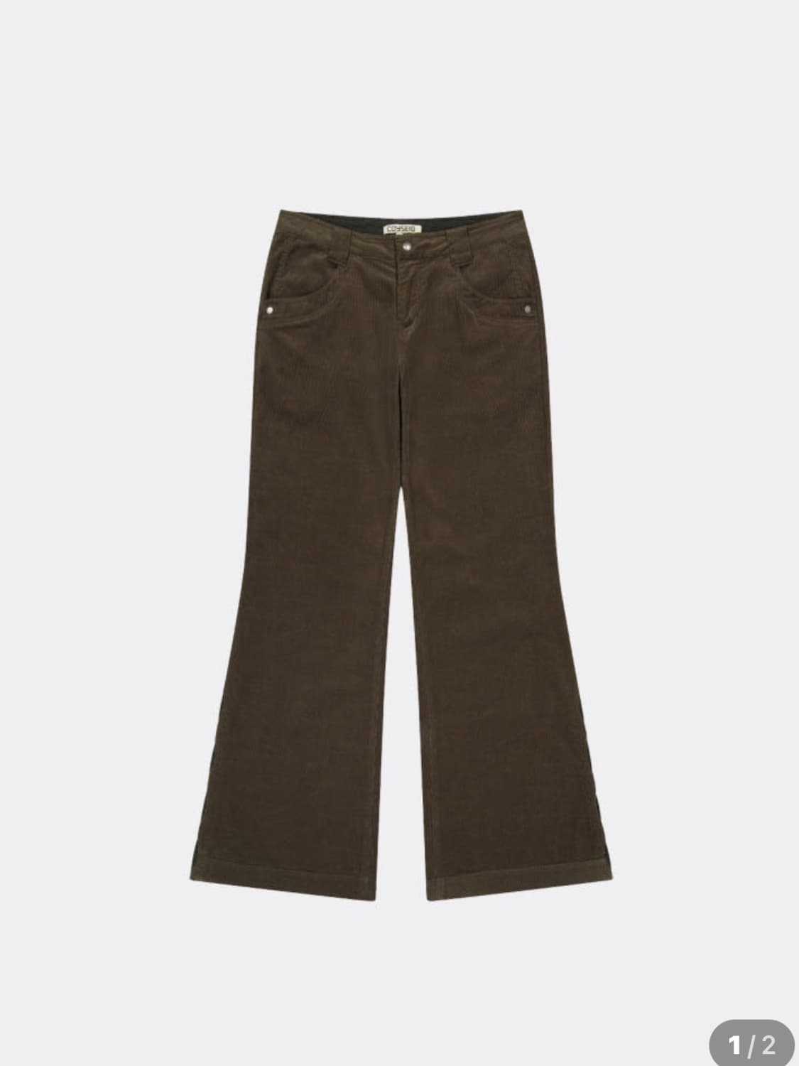 coyseio 코이세이오 리프컷 코듀로이 팬츠 브라운 1 구해요 상품이미지1