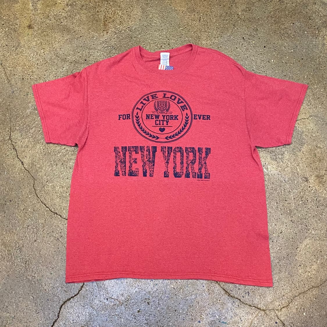 미국 빈티지 뉴욕 프린팅 반팔티 상품이미지1