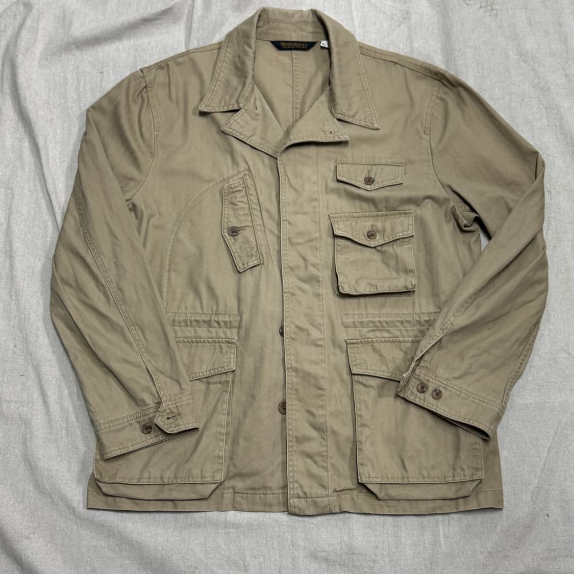 유니폼브릿지 베이지 사파리 유틸리티 자켓 XL 상품이미지1