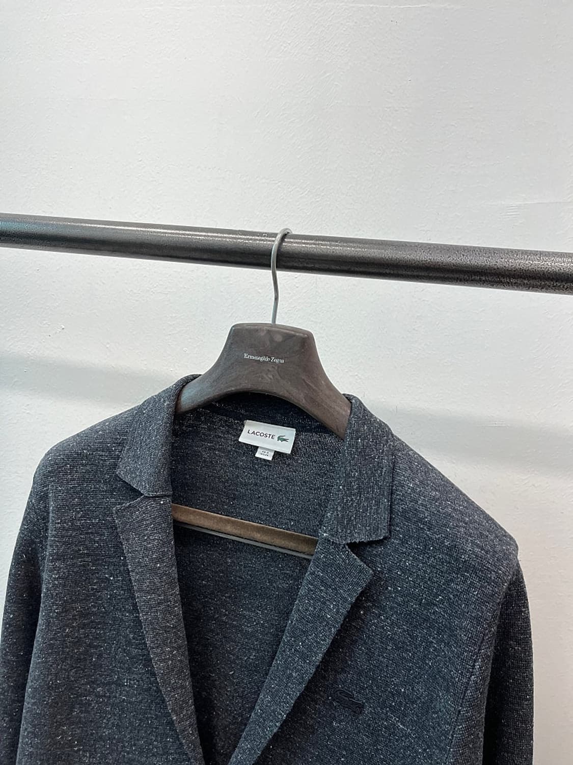 95-100) 라코스테 블랙크록 린넨 가디건  상품이미지2