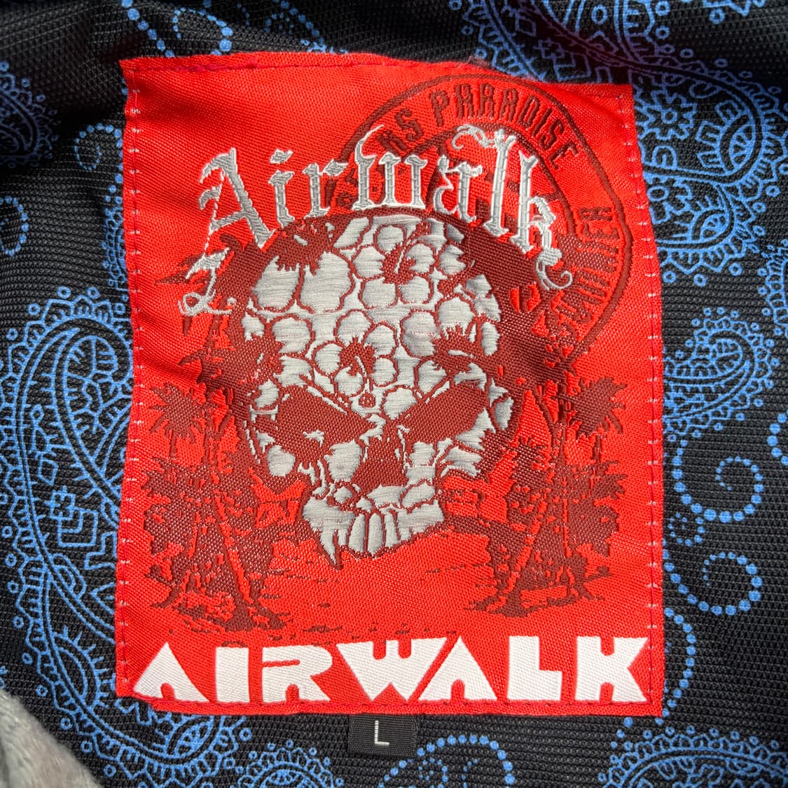 에어워크 올드스쿨 빈티지 페이즐리 패턴 바람막이 L 상품이미지7