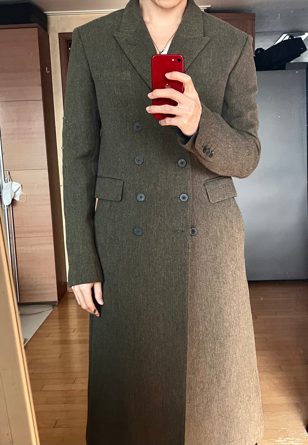 하이더아커만 트위드 롱코트 상품이미지4