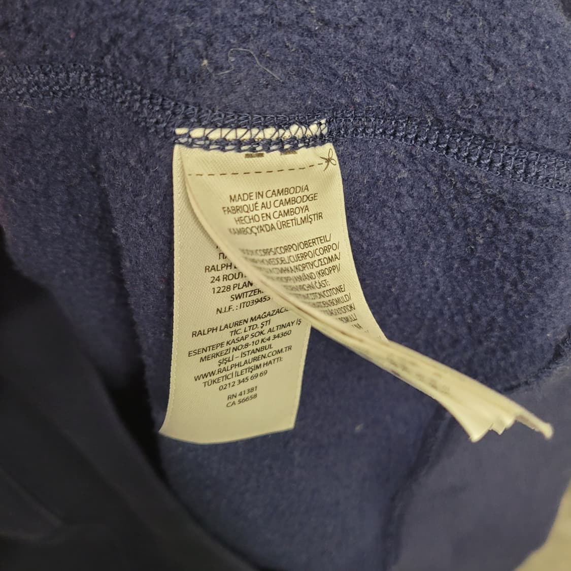 Polo Ralph Lauren 폴로 랄프로렌 화이트 포니 후드티 블랙 상품이미지5