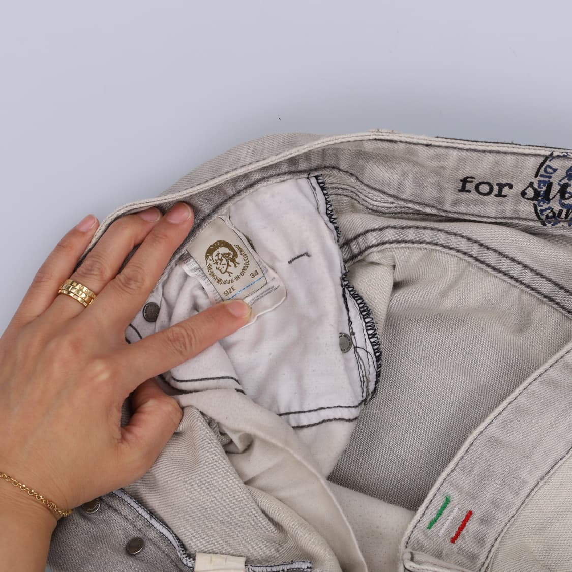 34 디젤 워싱 데님팬츠 0430H 상품이미지5