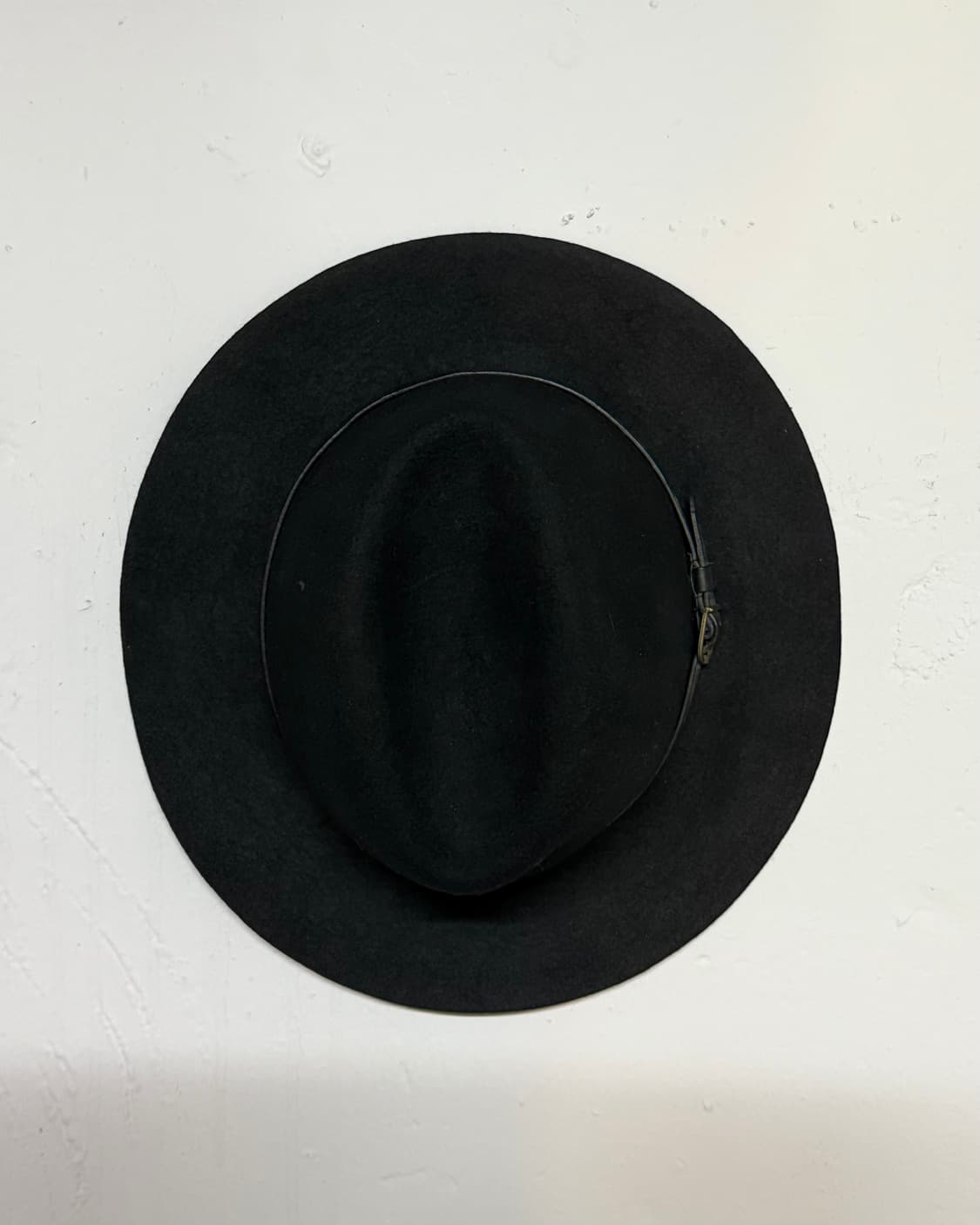 클럽모나코 레더 밴드 울 펠트 페도라 OS 상품이미지1