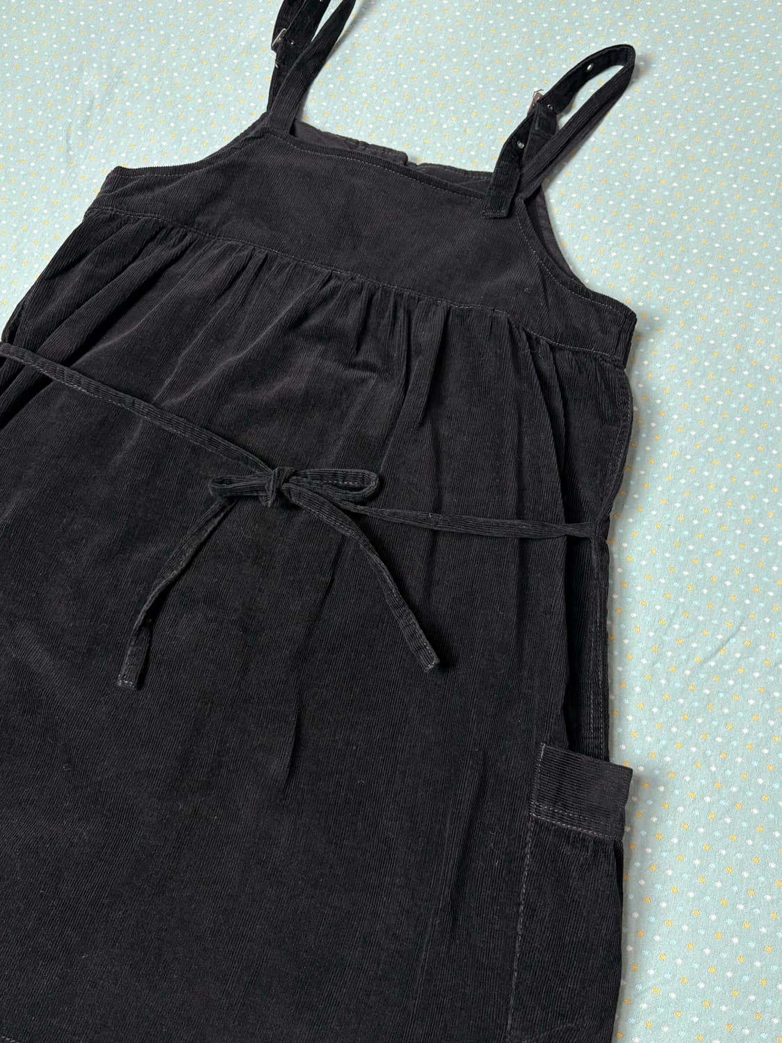 블랙 코듀로이 원피스 상품이미지10