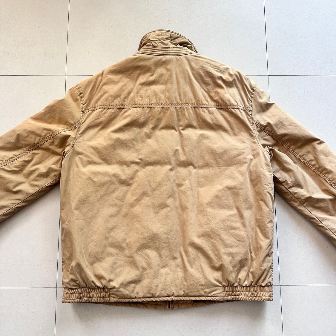 90s 폴로 랄프로렌 패딩 플란넬 타탄 체크 안감 자켓 봄버 상품이미지7