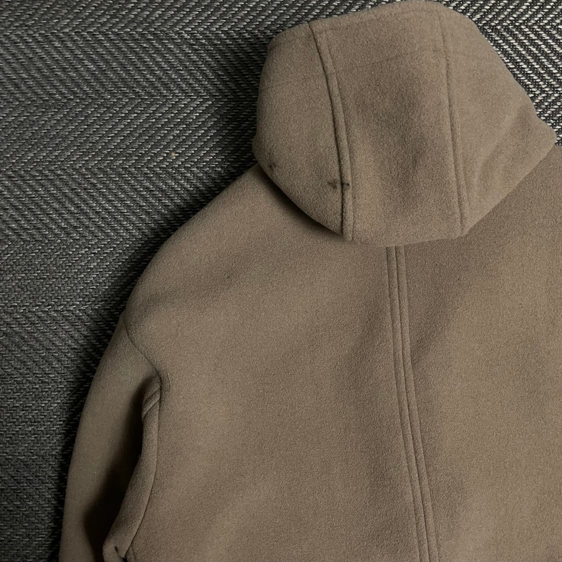 커스텀 어클락 아메카지 박시핏 더플 모직 롱 코트y 5154 상품이미지8