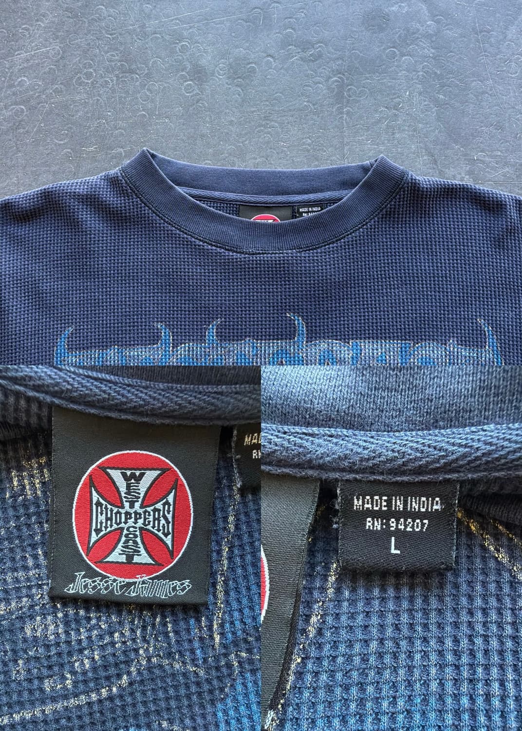 웨스트코스트차퍼 2000‘s 써멀 아이언크로스 롱슬리브 상품이미지7