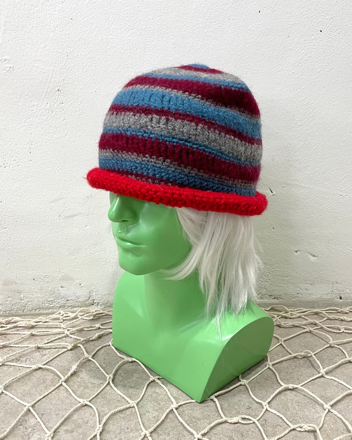 multi stripe knit beanie 상품이미지1