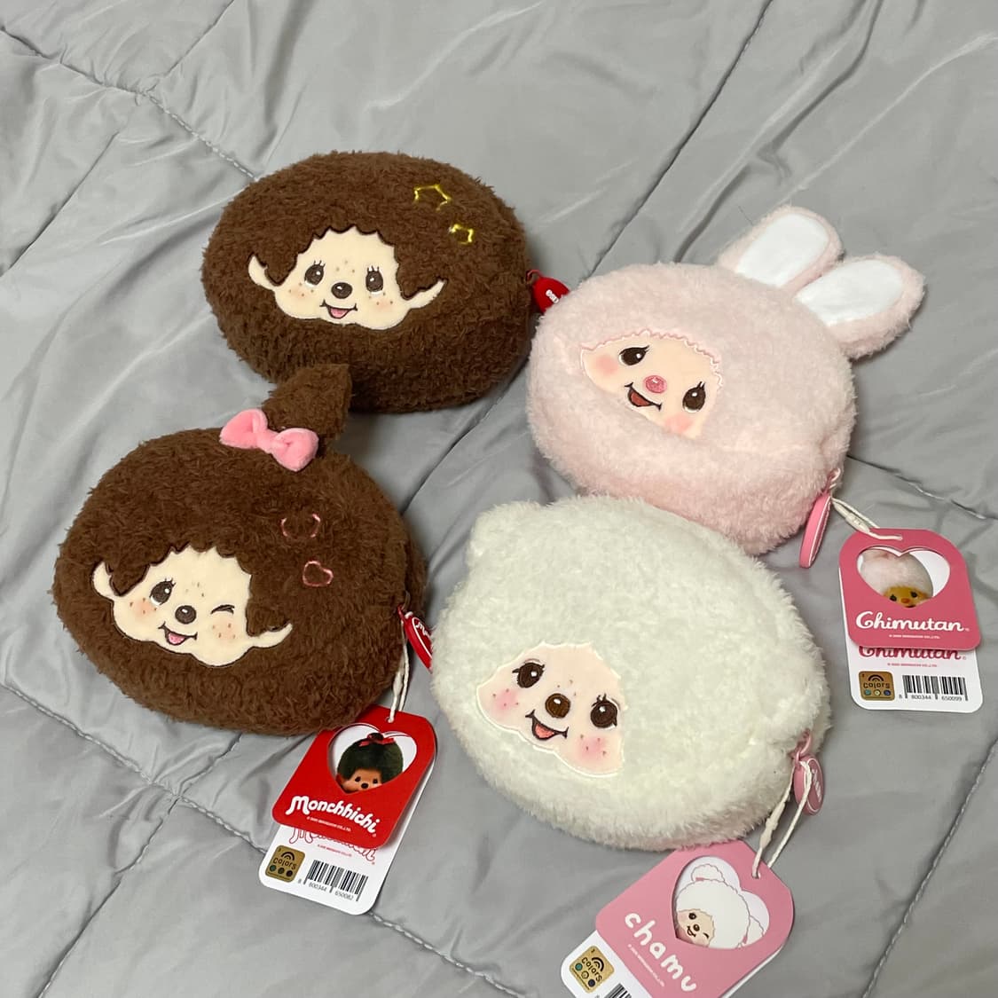 몬치치 얼굴 페이스 파우치 몬치치군 몬치치짱 치무탄 챠무 상품이미지1