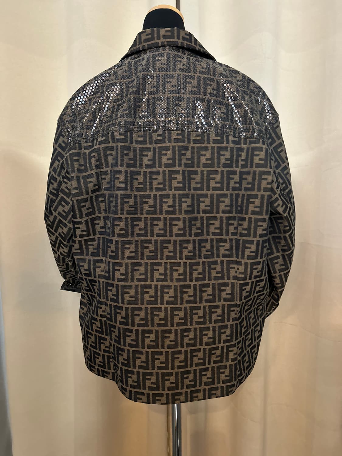 FENDI 펜디 90's FF자카드 톤온톤 스티칭 자켓 상품이미지5